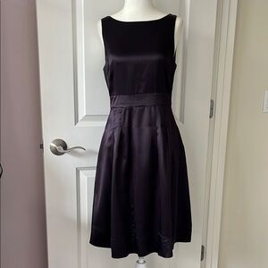 Banana Republic Silk Eggplant Purple Cocktail Dress